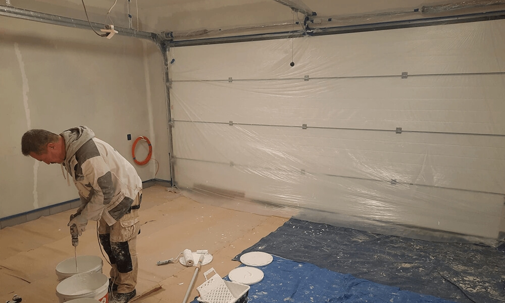 Szpachlowanie produktem akterm