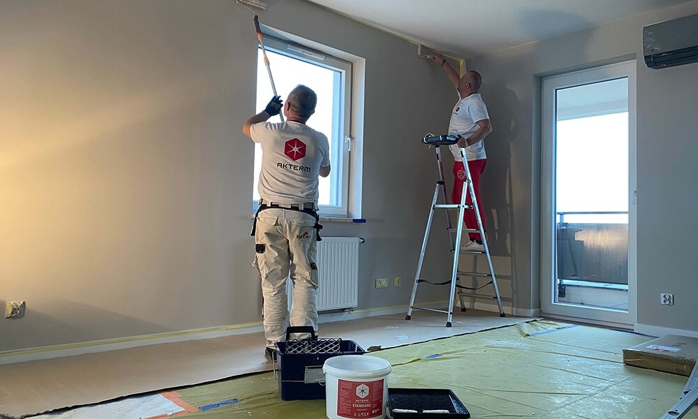 Wykańczanie wnętrz farbą termoizolacyjną